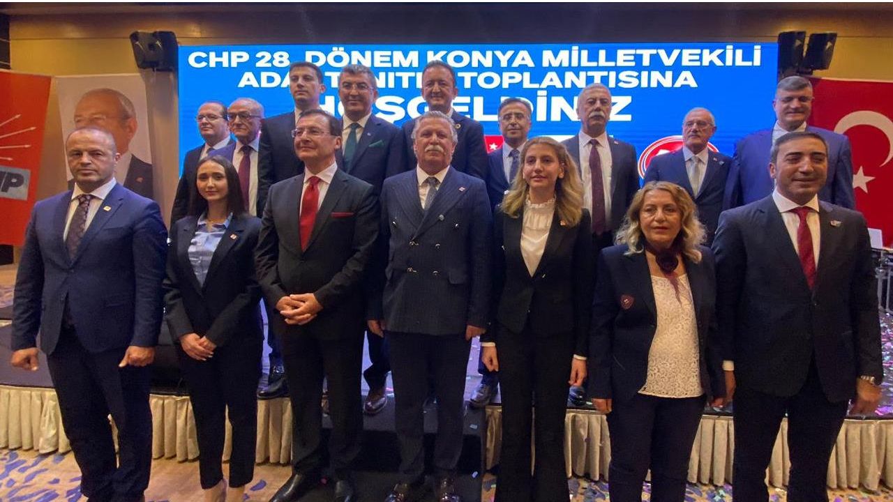 Cumhuriyet Halk Partisi Konya'daki Milletvekillerini tanıttı