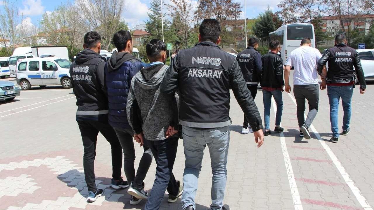 Aksaray’da uyuşturucu operasyonu: 24 şüpheli tutuklandı