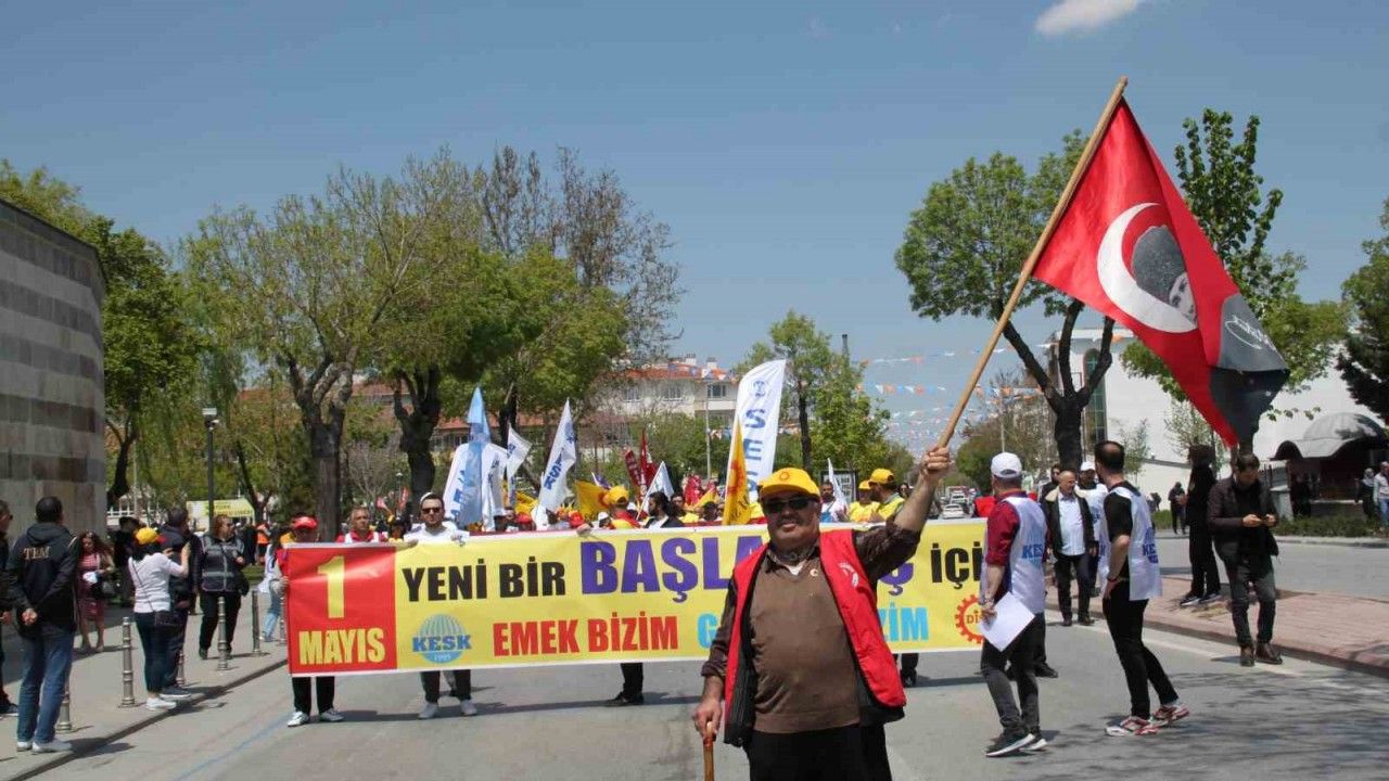 Konya’da 1 Mayıs yürüyüşü