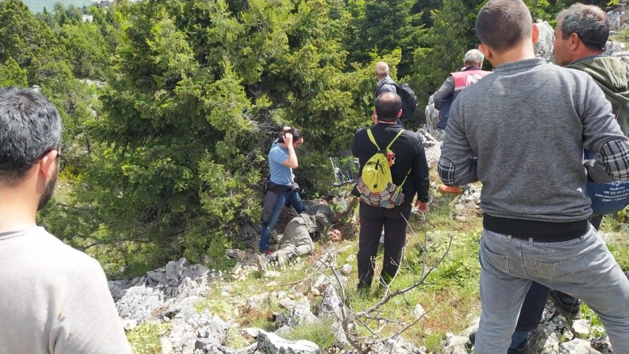 Konya'da dağda mantar aramaya çıkan kişi 45 saat sonra sağ olarak bulundu