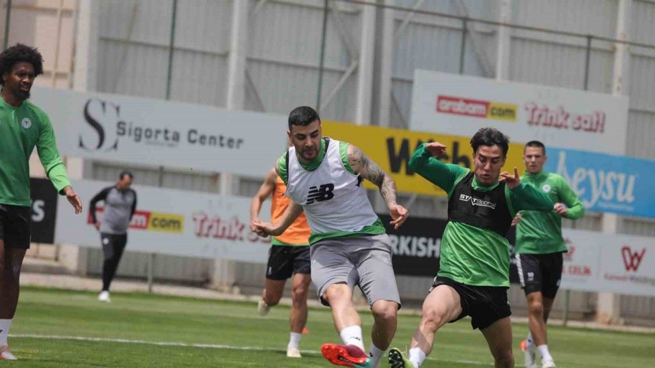 Konyaspor, Alanyaspor maçı hazırlıklarına devam etti