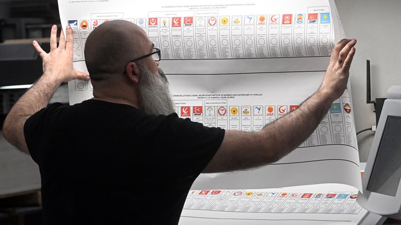 14 Mayıs seçimlerinin oy pusulaları basıldı