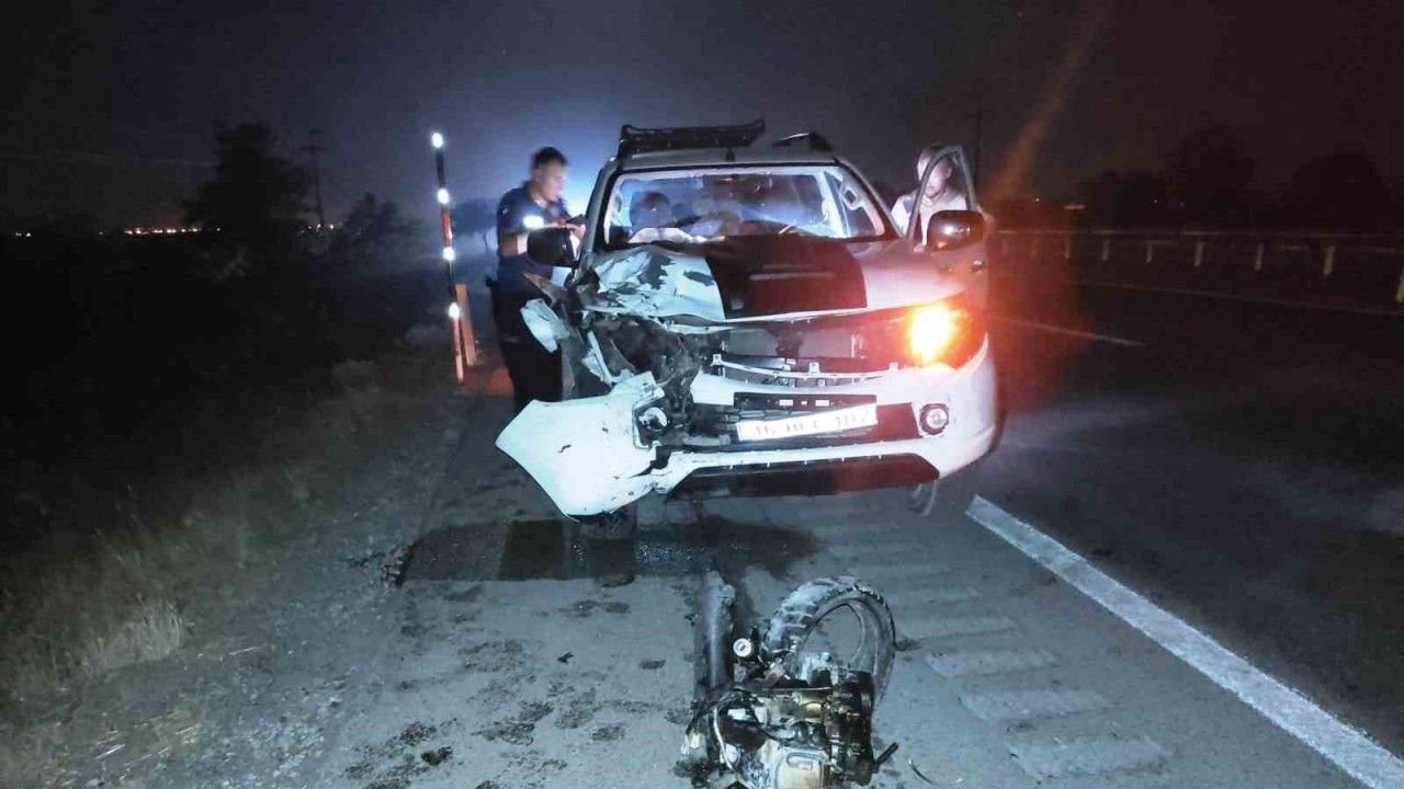 Konya'da motosiklet kazası: 1 kişi hayatını kaybetti