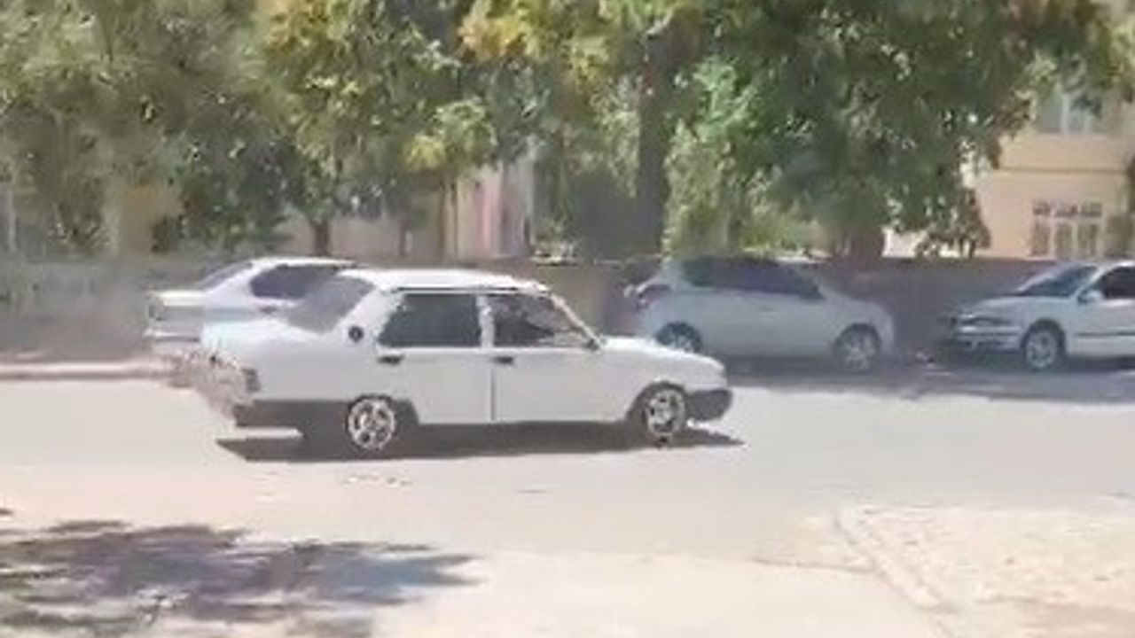 Konya'da sokak ortasında drift atan ehliyetsiz sürücüye rekor ceza
