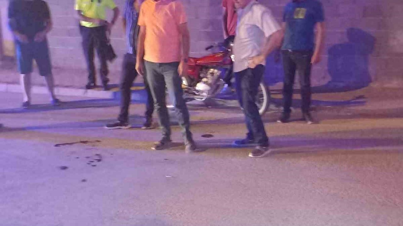 Konya’da duvara çarpan motosiklet sürücüsü yaralandı