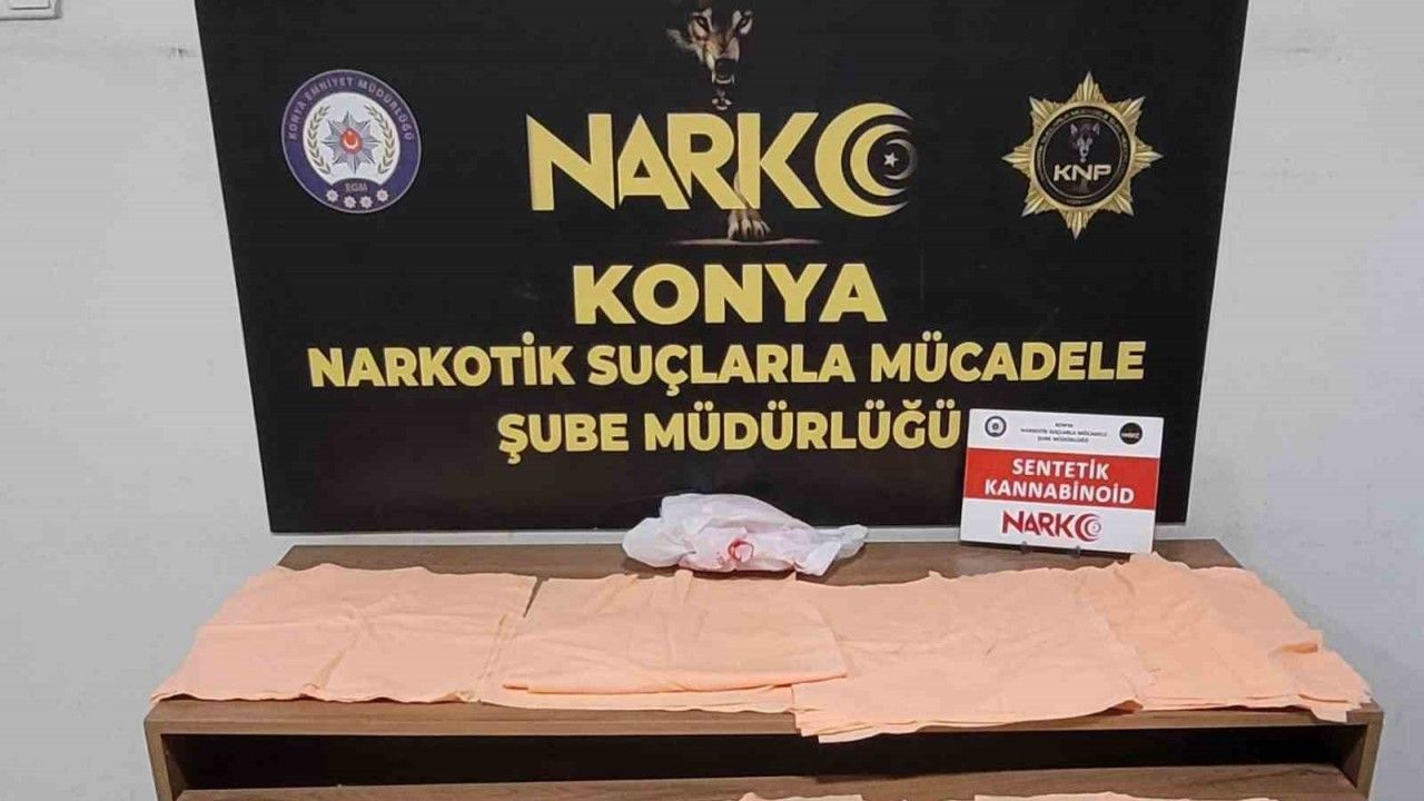 Konya’da 50 milyonluk uyuşturucu ele geçirildi