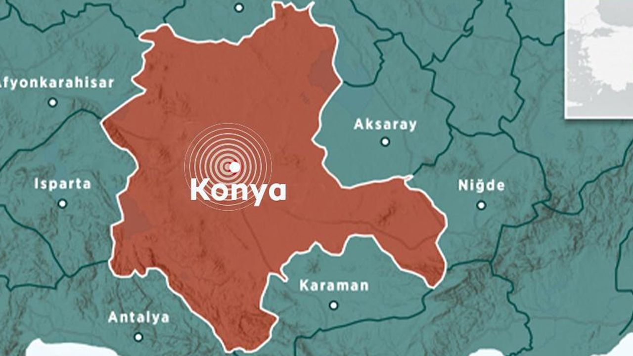 Konya’da 4,8 büyüklüğünde deprem oldu