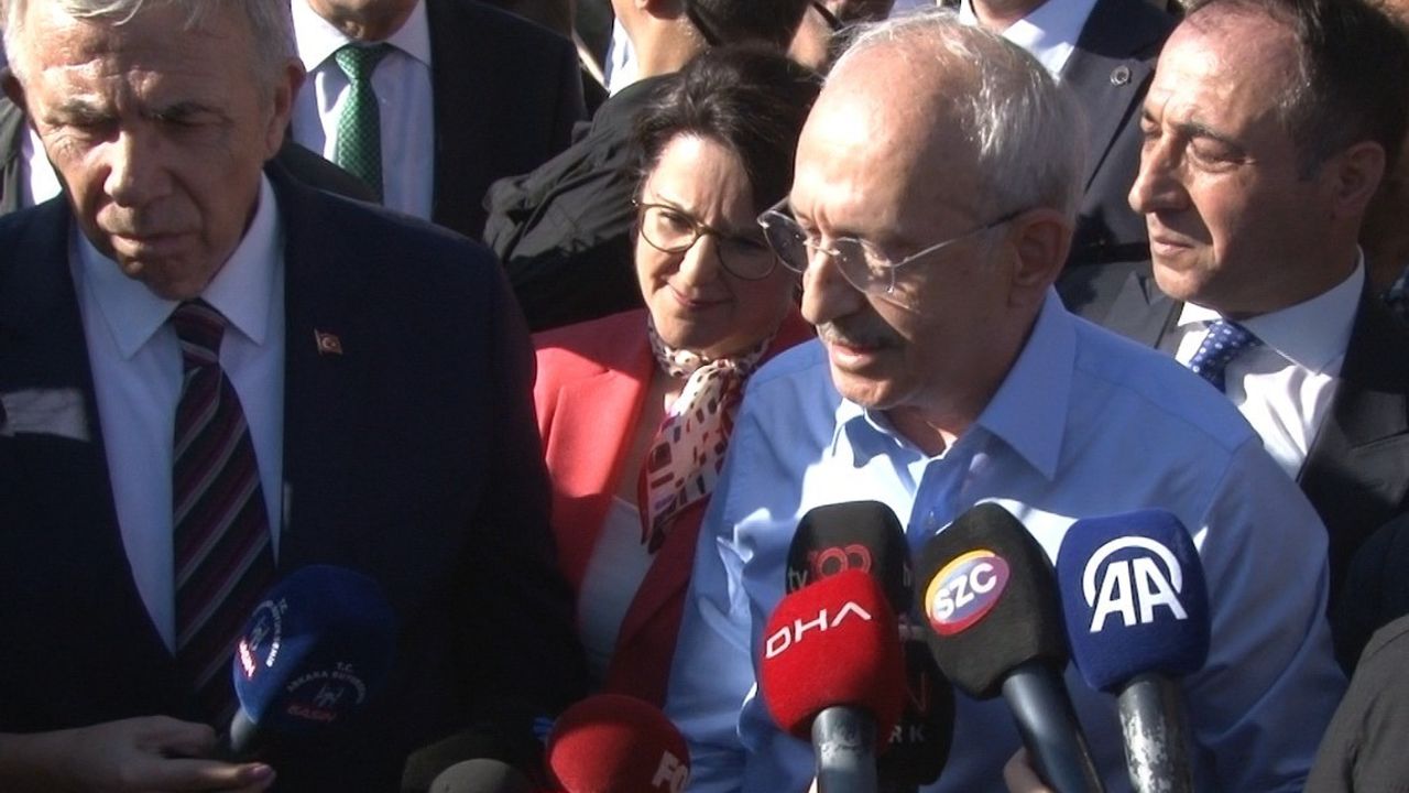CHP lideri Kılıçdaroğlu, Mansur Yavaş’ın belediye başkanı adayı olduğunu duyurdu