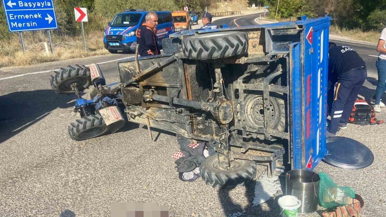 Karaman’da trafik kazası: 1 ölü, 2 yaralı