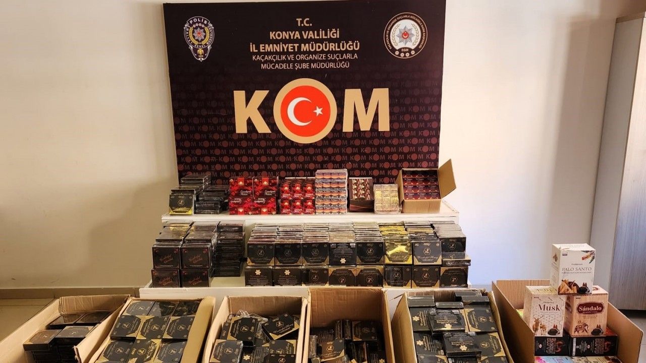 Konya’da kaçakçılara operasyon: 3 gözaltı