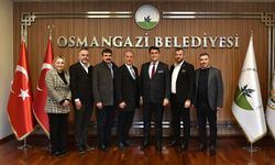 Bursa'da Tarihi Çarşı ve Hanlar Birliği’nden Başkan Dündar’a ziyaret