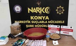 Konya’da 4 adrese uyuşturucu baskını: 6 tutuklama