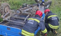 Konya'da devrilen patpatın altında kalan sürücü hayatını kaybetti