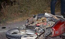 Konya'da motosiklet otomobile çarptı: 1 yaralı