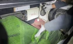 Konya'da otomobilin arka koltuğuna zulalanmış eroin ele geçirildi