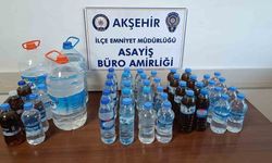 Konya’da sahte içki operasyonu: 3 gözaltı