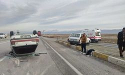 Konya’da trafik kazası! İki otomobil çarpıştı: 8 yaralı