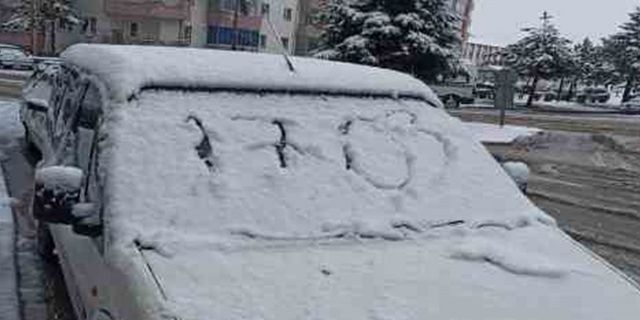 Konya'da Mart ayında kar etkili oldu