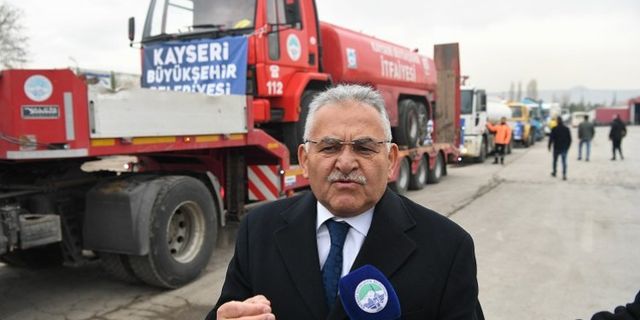 Kayseri Büyükşehir sel felaketinde de yaraları sarıyor