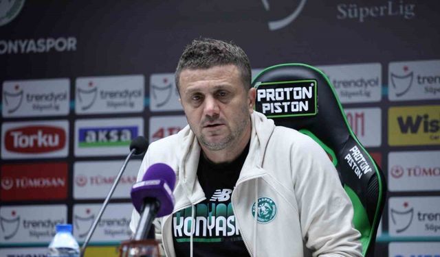 Konyaspor Teknik Direktörü Hakan Keleş: “Oyuncularım inanılmaz şekilde istekliydi”